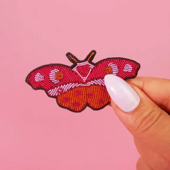 Store Amour Butterfly Brooch By Malicieuse Socks & Accessories