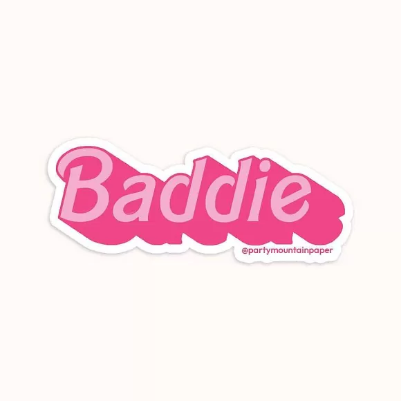 Best Sale Baddie Sticker By Party Mountain Paper Cards & Stationery