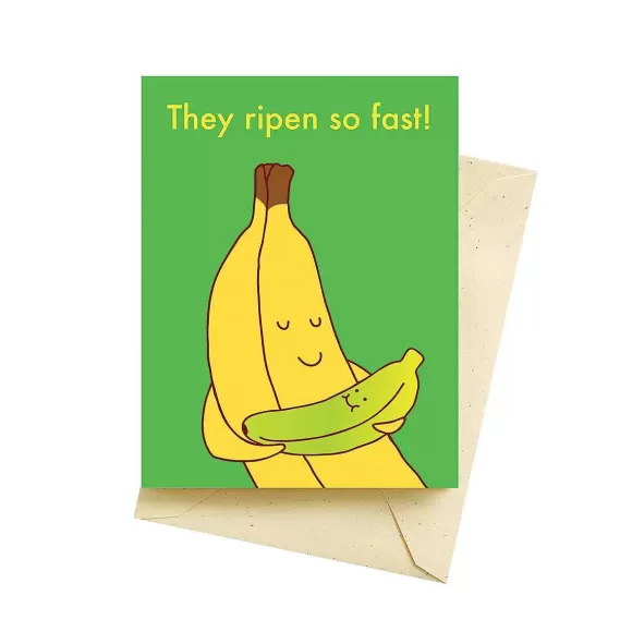 Outlet Banana Baby Card By Seltzer Goods Cards & Stationery