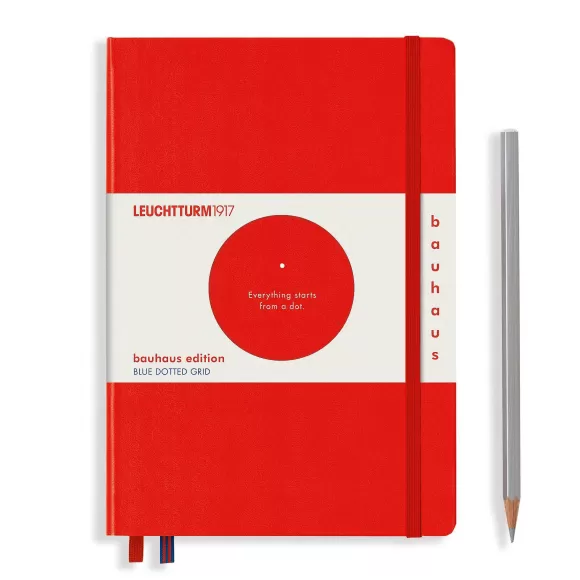 Best Sale Bauhaus Edition Hardcover Notebook In Red Cards & Stationery