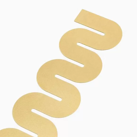 Sale Brass Wave Bookmark Cards & Stationery