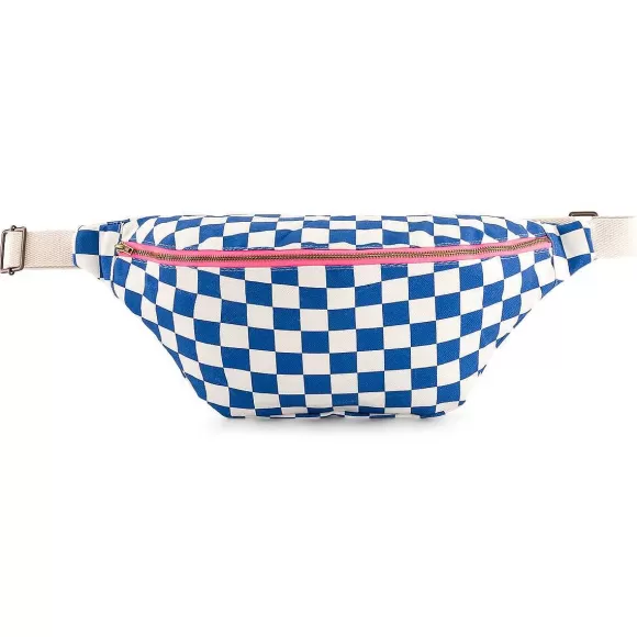 Cheap Bumbag In Blue Checkerboard Socks & Accessories