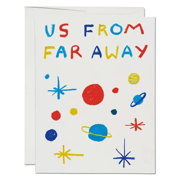 Flash Sale Far Away Friendship Card Cards & Stationery