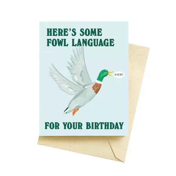 Sale Fowl Language Birthday Card Cards & Stationery