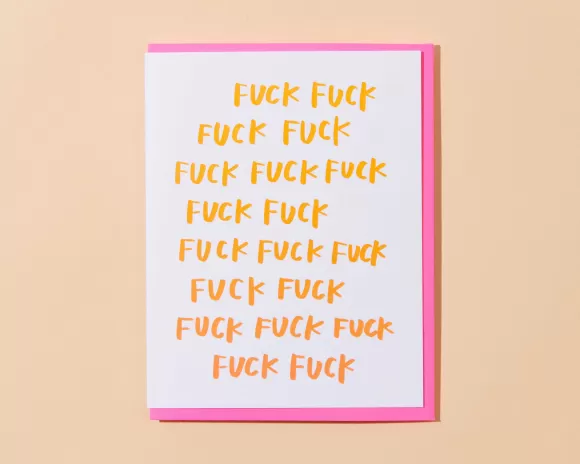 Store Fuck Fuck Fuck Card By And Here We Are Cards & Stationery