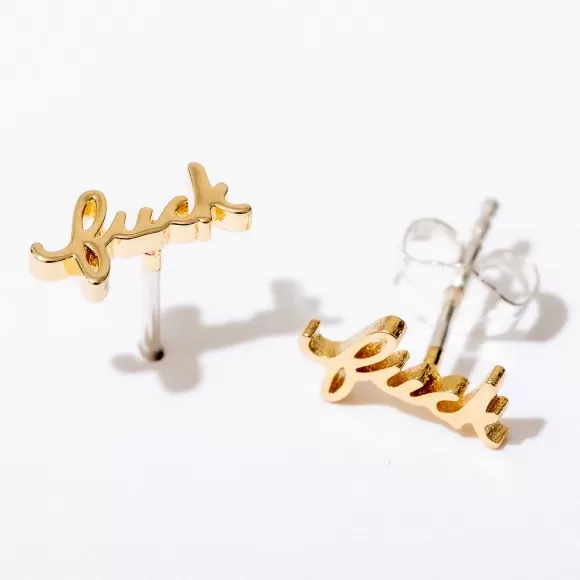 Online Fuck Studs Earrings