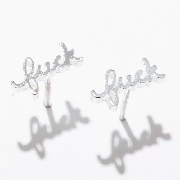 Online Fuck Studs Earrings