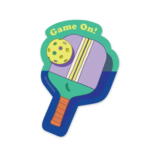 Fashion Game On Pickleball Sticker By Seltzer Goods Cards & Stationery