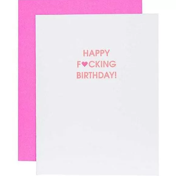 Hot Happy Fucking Birthday Card By Chez Gagn Cards & Stationery