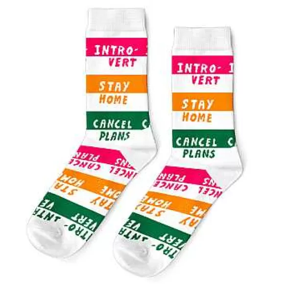 Best Introvert Crew Socks Socks & Accessories