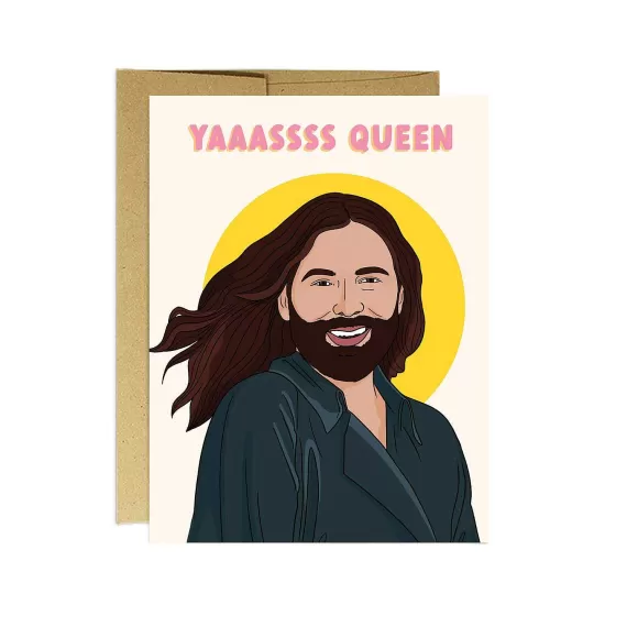 Online Jvn Yas Queen Encouragement Card By Party Mountain Paper Cards & Stationery