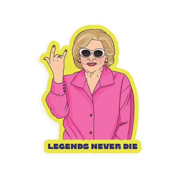 Cheap Legends Never Die Betty Sticker By Party Mountain Paper Cards & Stationery