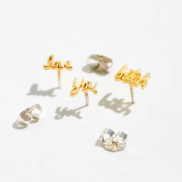 Shop Love You Bitch Studs Earrings