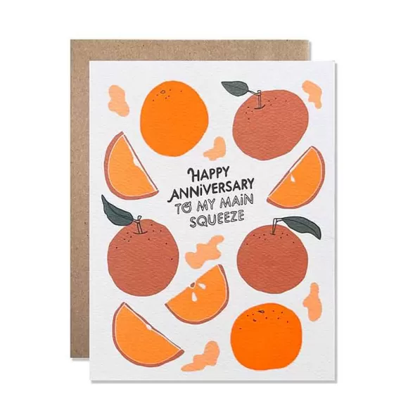 Fashion Main Squeeze Anniversary Card By Hartland Cards Cards & Stationery