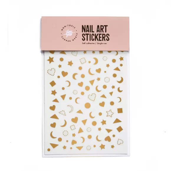 Clearance Metallic Gold Nail Art Stickers By Glam & Grace Beauty & Wellness