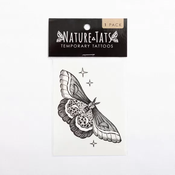 Cheap Night Moth Temporary Tattoo Socks & Accessories