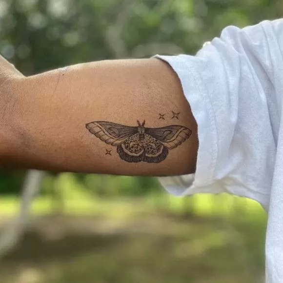 Cheap Night Moth Temporary Tattoo Beauty & Wellness