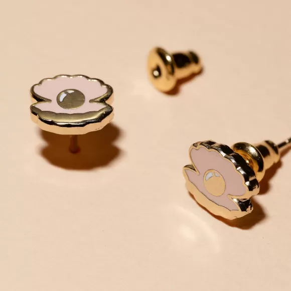 Clearance Oyster Pearl Studs Earrings