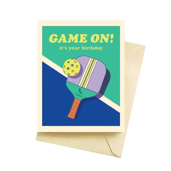 Best Pickleball Birthday Card By Seltzer Goods Cards & Stationery