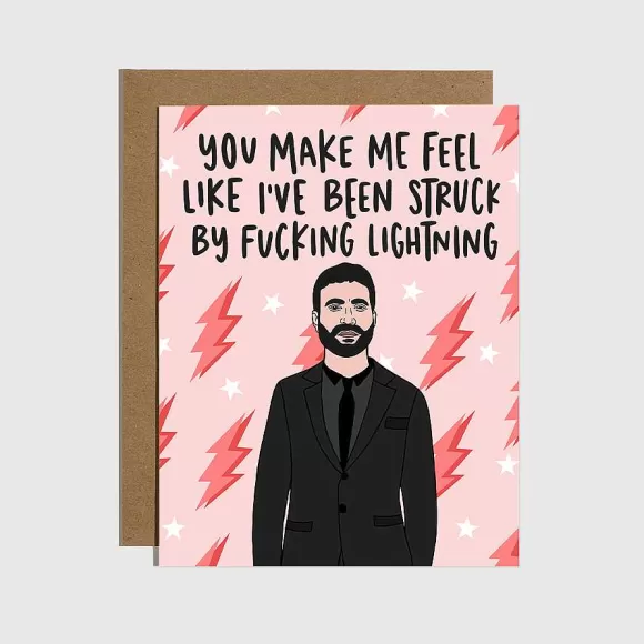 Best Sale Roy Kent Lightning Card By Brittany Paige Cards & Stationery