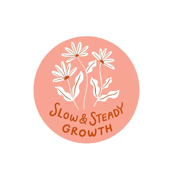 Store Slow & Steady Growth Sticker By Odd Daughter Paper Co Cards & Stationery