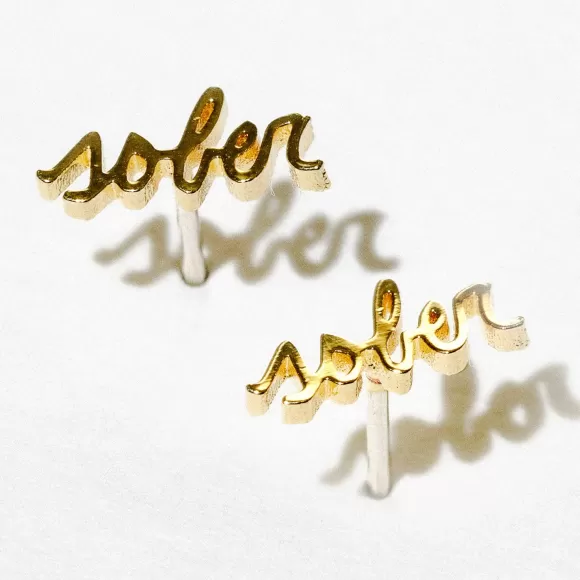 New Sober Studs Earrings