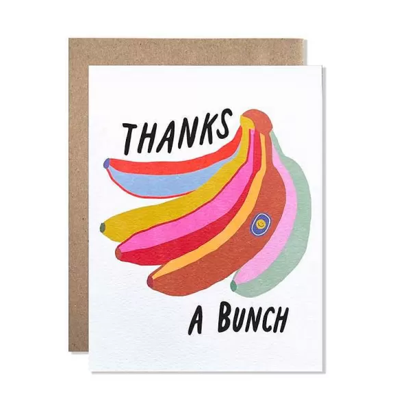 Outlet Thank You A Bunch Card By Hartland Cards Cards & Stationery