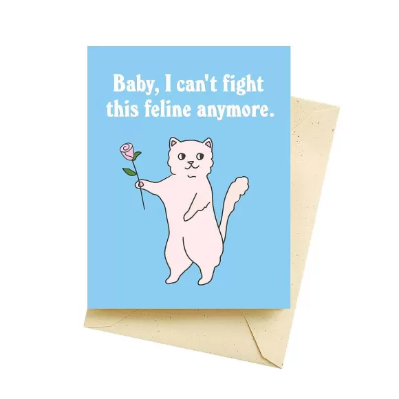 Cheap This Feline Love Card Cards & Stationery