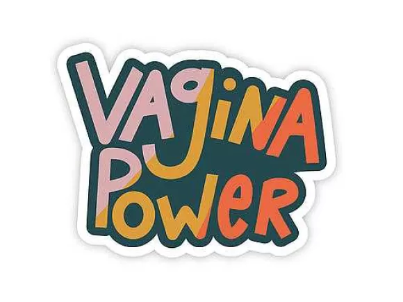 Store Vagina Power Feminist Sticker By Twentysome Design Cards & Stationery