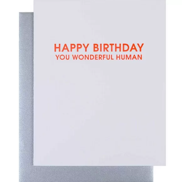 Discount Wonderful Human Birthday Card By Chez Gagn Cards & Stationery