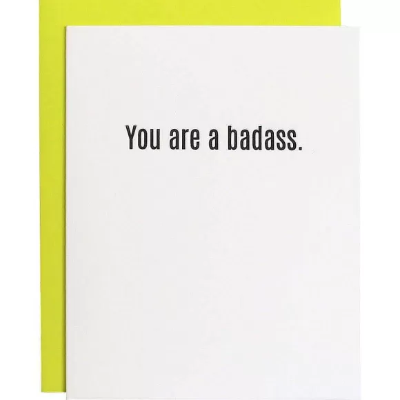 Best You Are A Badass Card By Chez Gagn Cards & Stationery