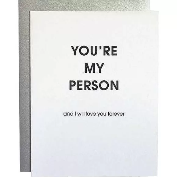 Store You'Re My Person Love Card By Chez Gagn Cards & Stationery