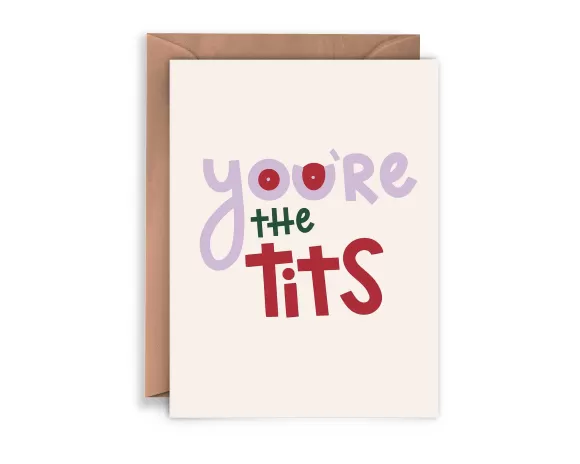 Best Sale You'Re The Tits Friendship Card By Twentysome Design Cards & Stationery